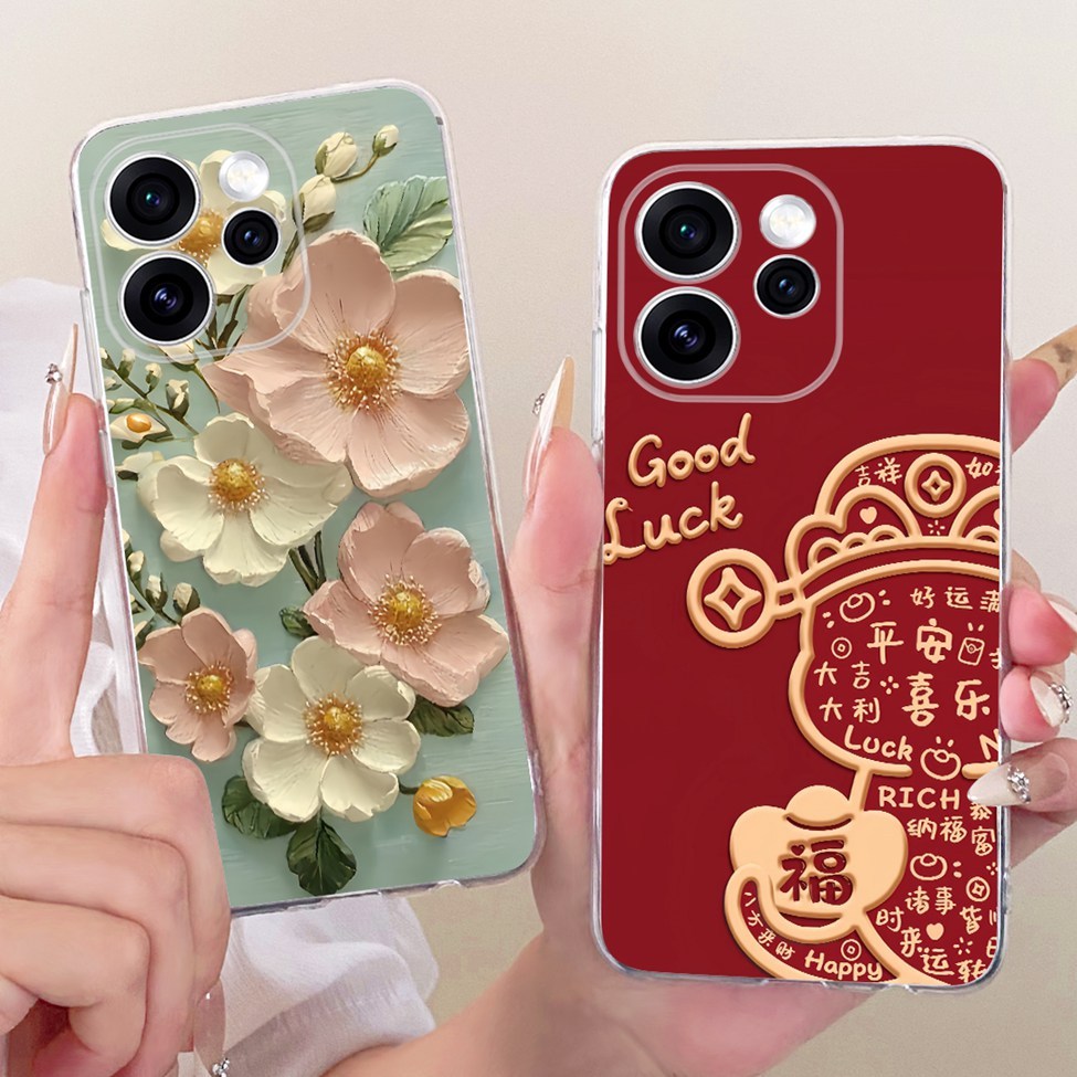 Vỏ Trong Suốt Cho Oppo Reno 15F Ốp điện thoại Thẩm Mỹ Hoạt Hình Dễ Thương Thời Trang Bướm Ngộ nghĩnh Sơn Mặt Sau Cho Oppo Reno 15F
