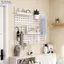 Bảng lưu trữ DAYBREAK, Bảng chốt tiết kiệm không gian treo tường, có móc Giá trưng bày lưu trữ DIY cho nhà bếp Phòng ngủ Phòng học Phòng tắm