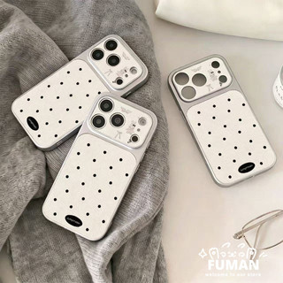 Ốp Điện Thoại Ins Style Chấm Bi Cho Samsung Galaxy S26 S25 Edge S24 S23 S22 S21 S20 FE Lite Plus Note 20 Ultra 5G 4G Vỏ Da PU Thỏ Dễ Thương Chống Rơi Vỏ Mềm