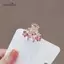 AqToCna Thời Trang Mini Cua Kim Loại Kẹp Tóc Nhỏ Phụ Kiện Tóc Cho Nữ Cô Gái Hồng Kim Cương Giả Nơ Hoa Tóc Pin Bên Nổ Kẹp AqToCna