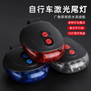Đèn Đuôi Xe Đạp Xe Đạp Leo Núi Đi Ban Đêm Laser Nhấp Nháy Đèn Phía Sau Đi Xe Đạp Cảnh Báo Nhấp Nháy Thiết Bị Phụ Kiện