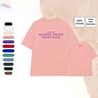 áo thun bé gái Áo Thun Oversize In Tên Quang Hùng MasterD Muzik ! Cotton 100% 260GSM Dày Co Dãn 2 Chiều áo thun cho bé