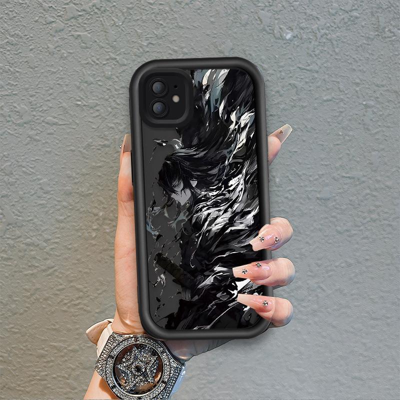 Áp dụng cho iPhone 11 12 13 Pro Max Vỏ điện thoại mềm cầm tay bằng silicon hoạt hình TPU Yuta Okkotsu Jujutsu Kaisen Sinh viên Angel Eye Ốp lưng chống sốc