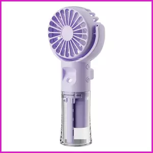 Quạt phun sương cầm tay Máy phun sương cá nhân Quạt phun nước có thể sạc lại USB Tiện ích làm mát không khí nhỏ có sương lyuvn