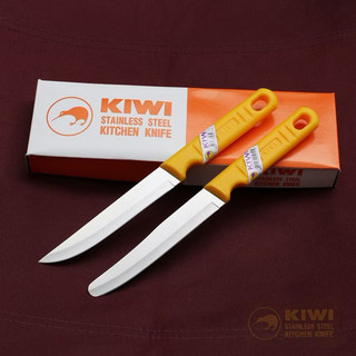 Dao Cán Vàng - Dao Cán Gỗ Hiệu Kiwi Thái Lan Chất Liệu Inox 304 Không Gỉ Mã Số 501/502