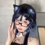 Anime Y2K Hai Chiều Giữa Hai Chiều Khung Kính Nữ Mặt Trơn Nửa Khung Mặt Nhỏ Kính Trang Trí cos Văn Hóa Châu Á Cô Gái Mềm Mại