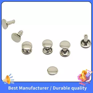 100 chiếc DIY Rivet Rivet Rivet Metal Board - Bạc