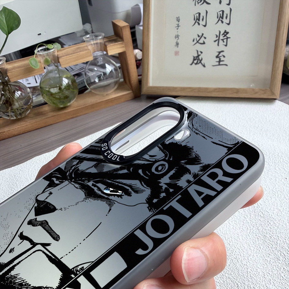 Dành cho Redmi Turbo 5 Max / Turbo 4 Pro / POCO X8 Pro X7 X6 F8 F7 “JOJO ” ”‌Ốp điện thoại viền mềm lưng cứng Jotaro Kujo "/ Note 15 Pro Mi 15T 14T K90 Pro Redmi chống sốc