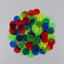 GETVOW 100 Cái Montessori Bingo Chips, Chip đếm tròn nhẹ đầy màu sắc, Tài nguyên học tập toán học trong suốt bằng nhựa Học Montessori