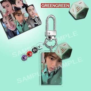 Móc khóa K‑pop dễ thương CORTIS SEONGHYEON album GREENGREEN REDRED KEONHO JUHOON JAME