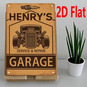 CIFbuy Vintage Xe Bugi Tín Hiệu Trang Trí Tường Ngoài Trời Mảng Bám Quà Tặng Cho Nam Nhà Để Xe Nghệ Thuật