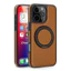 Sang Trọng 360 Xoay Vòng Giá Đỡ Từ Da Ốp Lưng Điện Thoại iPhone 16 15 14 13 12 11 Pro Max 16 Plus Chân Đế Chống Sốc Vỏ Silicon Mềm