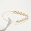 JVSUB Lá Vàng Tiara, Phụ Kiện Cô Dâu Thoải Mái Phù Hợp Với Cô Dâu Mũ Đội Đầu, Phong Cách Retro Hàn Quốc Trang Sức Tóc Mũ Cho Nữ Bé Gái