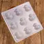 9 Consecutive Du Soft Candy Chocolate Candy Jelly Pudding Khuôn Bánh Quy Xà Phòng Thủ Công Khuôn Nướng Bánh Trang Trí Bánh Ngọt DIY Dụng Cụ VN