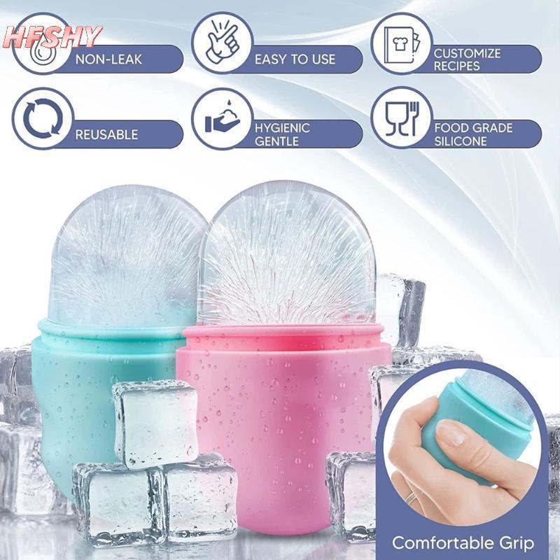 HFSHY 1 Khuôn lăn đá silicon cho mặt Dụng cụ tạo đường viền nâng cơ tái sử dụng để làm dịu da tại nhà VN