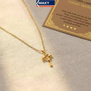 MAKY Peace Dove Openwork Mặt dây chuyền bằng thép không gỉ Nelace Hoàn hảo cho Bộ sưu tập trang sức hiện đại VN