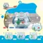 MỚI 1 Chiếc Để Bàn Trang Trí Mini Trong Suốt Cá Vàng Tank Jun Biểu Hiện Mù Hộp Kawaii Mini Hình Quà Tặng Bất Ngờ SKY