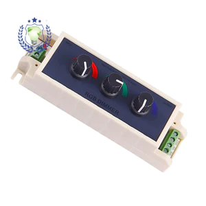 EAQ6 Điều chỉnh độ sáng RGB Núm điều chỉnh độ sáng LED Màu đỏ Xanh xanh lam Bộ điều khiển ba kênh đơn 12-24V