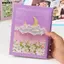 Album Ảnh SMILE, 6 Inch 100 Túi Dung Tích Lớn Chèn Trang Album, Mỹ Thủ Công Bìa Hoa Nhiều Lớp Chèn Túi Hiển Thị Ảnh Lễ Hội Album