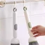 Bàn chải làm sạch nhà bếp phân phối chất lỏng có thể đổ lại mới Máy chà sàn bát đĩa xoay 360 độ có nút bấm
