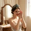 Phụ kiện tóc đính đá vương miện cô dâu cổ điển Baroque dành cho buổi biểu diễn cuộc thi đám cưới