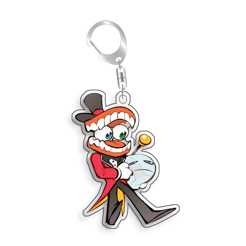 For The Amazing Digital Circus caine Jax Pomni Ragatha Gangle Acrylic Selfmade Cute Cartoon Anime Keychain Pendant Toy