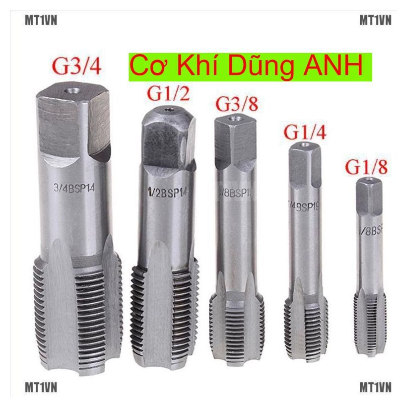 Taro ông nước TRỤ G1/8-1/4-3/8-1/2-3/4-1icnh (taro hệ thủy lực) dùng ngon