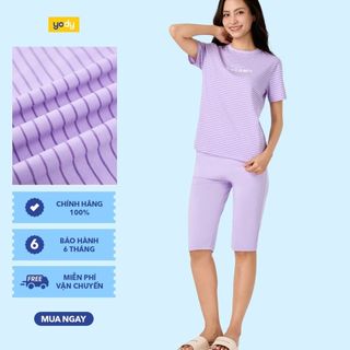 [BST Comfort Me-We] Bộ đồ nữ dáng lửng YODY chất vải mềm mại thoáng mát WCST26S004