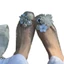 Phong Cách Hàn Quốc Pha Lê Giày Thạch Lỗ Giày Giày Hoa Khóa Giày Ba Chiều Trên DIY Trang Trí Ngọc Trai Hoa Ngôn Ngữ