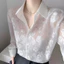 Áo sơ mi chống nắng nữ VN, Thiết kế tinh tế độc đáo, Áo sơ mi siêu thời trang, phong cách Pháp, Dòng đầu xuân năm nay, 2025.
