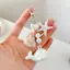 AN.MART 1 Cá Voi Đại Dương Móc Khóa Sao Biển Vỏ Charm Mặt Dây Chuyền Móc Khóa Trang Sức Cho Bé Gái Nữ Tặng Túi Trang Trí VN