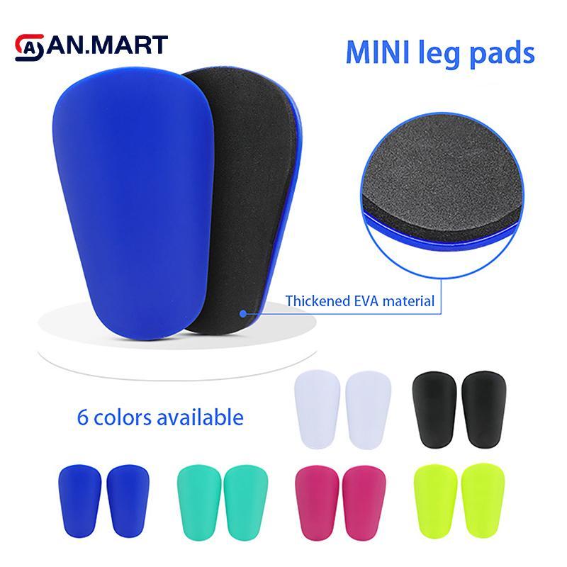 AN.MART 1 Cặp Bóng Đá Mini Shin Pad Chống Mài Mòn Sho Thấm Hút Chân Bảo Vệ Nhẹ Di Động Bóng Đá Chân Ban VN