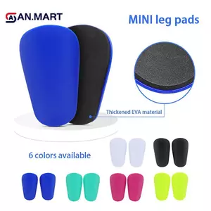AN.MART 1 Cặp Bóng Đá Mini Shin Pad Chống Mài Mòn Sho Thấm Hút Chân Bảo Vệ Nhẹ Di Động Bóng Đá Chân Ban VN