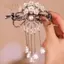 PNPIA- Rỗng Nơ Kẹp Tóc Cho Nữ Pha Lê Hoa sel Vuốt Tóc Bé Gái Thời Trang Thanh Lịch Sáng Bóng Barrettes Phụ Kiện Tóc