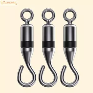 OUSXA 20 Móc câu xoay, Phụ kiện câu cá cao su màu hợp kim titan, Vòng chữ O Thiết kế hấp thụ sốc xoay mở Vòng chữ O hấp thụ sốc Thể thao ngoài trời