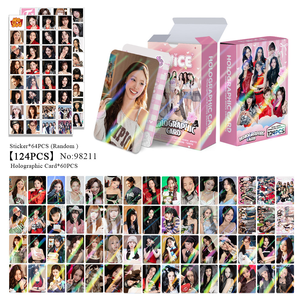 55 chiếc TWICE 2025 Lời chào mùa giải NAYEON Lomo cards mini album thứ 2 có Photocards MISAMO Jeongyeon Momo Sana Jihyo Mina Dahyun Chaeyoung Bưu thiếp YM