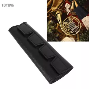 Toyuvn Mingzhe French Horn Hand Guard Leather Anti Slip Cover Phụ kiện nhạc cụ để cầm nắm thoải mái khi biểu diễn (Màu đen)