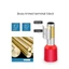 Thiết Bị Đầu Cuối Ống VE1508 Loại Pin Thiết Bị Đầu Cuối Cách Nhiệt Trước Kết Nối Phong Cách Châu Âu Báo Chí Lạnh Thiết Bị Đầu Cuối Loại Pin Dây Đồng Mũi