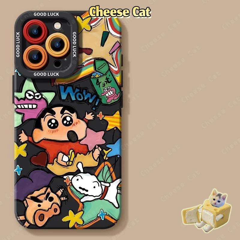 Ốp điện thoại hoạt hình nhiều màu sắc dễ thương cho iPhone 13 14 15 Plus 11 12 16 17 Pro Max XR Xs Max 7Plus 6 8 SE