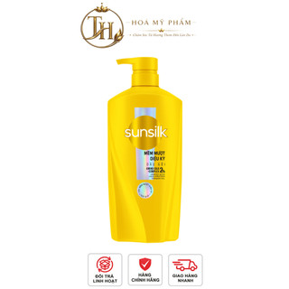 Dầu gội Sunsilk cho tóc Mượt 100h (Bóng mướt-Luminous UV / Đen óng-Glossy Black / Mềm mượt-Silky Smooth) 850g