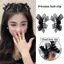 AqToCna Ngọc Trai Ngọt Nơ Lưới Kẹp Tóc Nhỏ Kẹp Tóc Hairgrip Cho Bé Gái Nữ Nơ Barrette Mũ Phụ Kiện Tóc AqToCna
