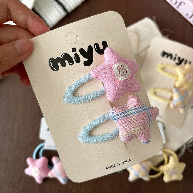 Phụ kiện tóc kẹp tóc hình ngôi sao dễ thương cho bé gái