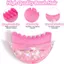 Bàn chải bạch huyết màu hồng Sakura mới Hình lưỡi liềm Bàn chải đường viền mặt Chăm sóc da Bàn chải Massage