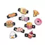 Cheenm Food Series Hamburger Tennis Raet Pizza Cookie Bánh Mì Donut Hình Sho Hấp Thụ Silicone Tennis Vợt Giảm Chấn VN