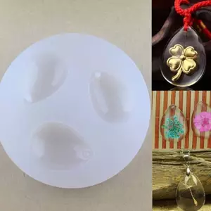 PNPIA- DIY Silicone Mặt Dây Chuyền Giọt Nước Khuôn Nhựa Vỏ Thủ Công Trang Sức Làm Dụng Cụ