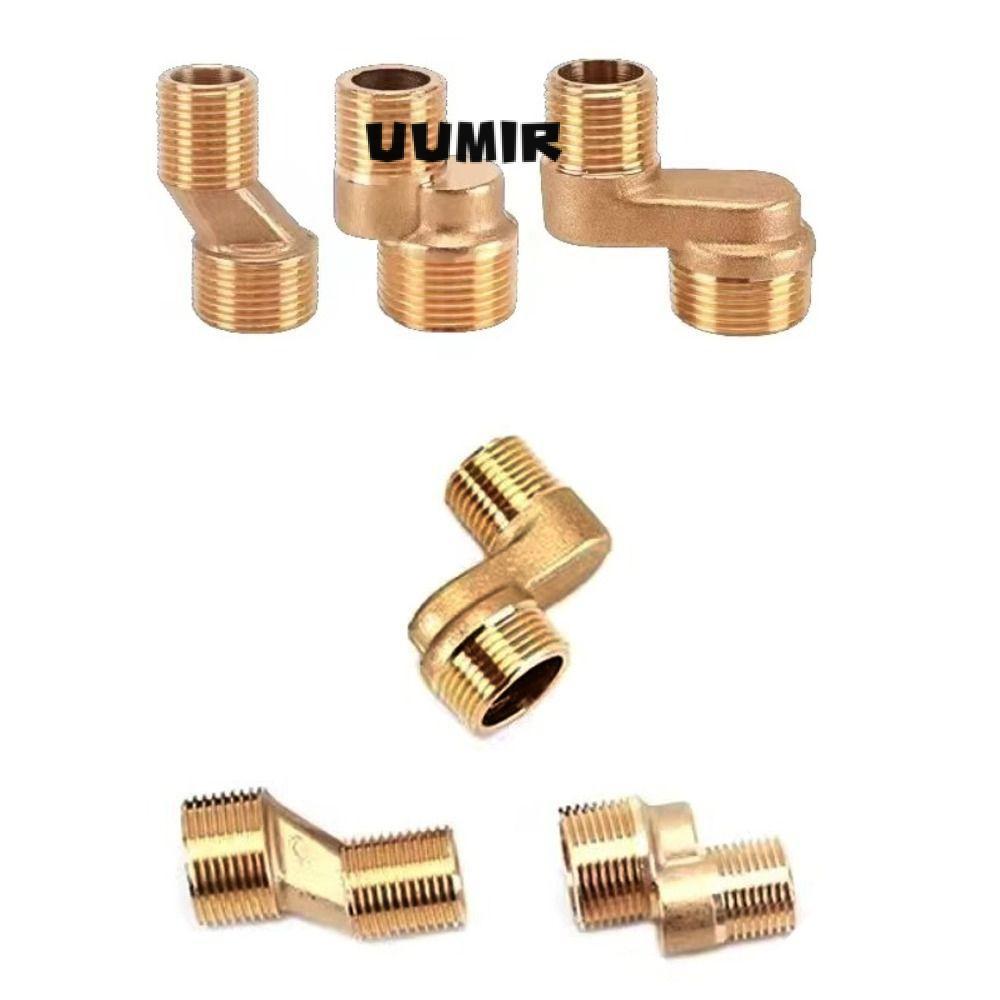 UUMIR Góc Cong Chân, Kéo Dài Dày Lập Dị Góc Vít, Bền Treo Tường Đồng Điều Chỉnh Góc Vòi Sen Adapter Linh Kiện Thay Thế