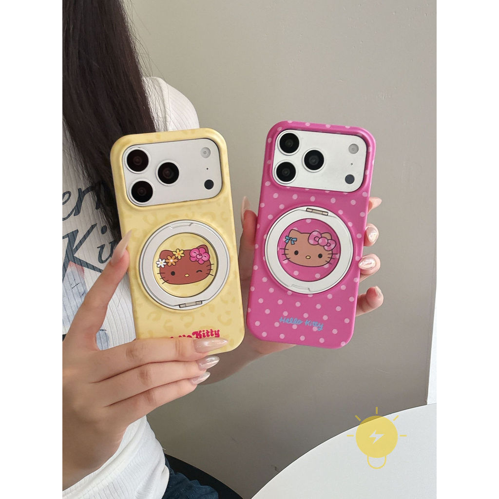 Phone Case For iPhone 17 Pro Max 16 15 with Griptok TPU Leopard Print Leopard Polka Dot Kitty Aesthetic Korean Cute