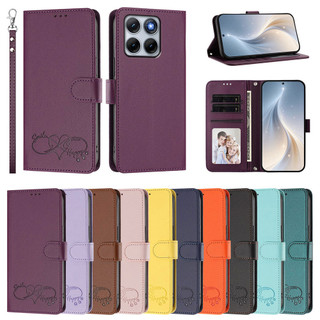 Ốp Da Cao Cấp Cho Motorola Moto Signature X70 Air Pro G100 G86 Power G85 G84 G67 G77 G87 G64 Flip Book Wallet Vỏ Điện Thoại Bảo Vệ Có Dây Đeo Thẻ