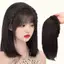 ECK Tóc Giả Dành Cho Người Phụ Nữ Tóc Ngắn Tóc Giả Xương Cá Có Tóc Giả Tích Hợp Miếng Dán Tóc Phụ Kiện Tóc HOT