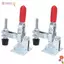 BEABOUT 2 chiếc Kẹp tháo nhanh, Kẹp chuyển đổi chống trượt 79 * 52mm, Kẹp chuyển đổi dọc màu bạc nặng Hàn